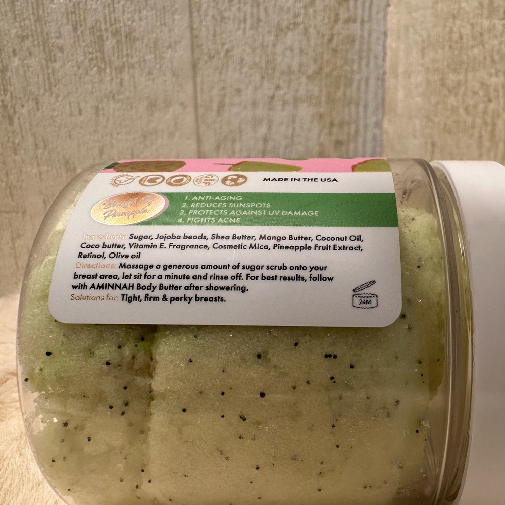 Aminnah Fineapples Scrub - Green - Picture 2 of 2